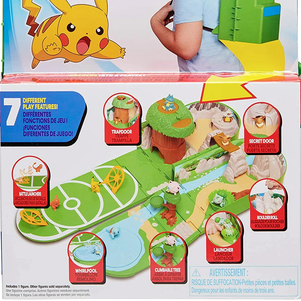 Pokémon - Sac à dos du dresseur - Univers de Jeu Pokémon avec mini-jeux - Sac Accessoire qui se transforme en Arène Pokémon – Image 7