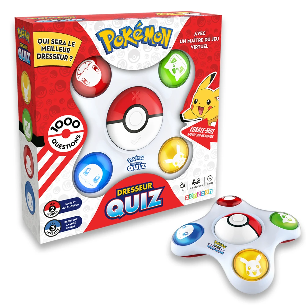 Pokémon - Dresseur Quiz Jeu électronique interactif - Parle Français