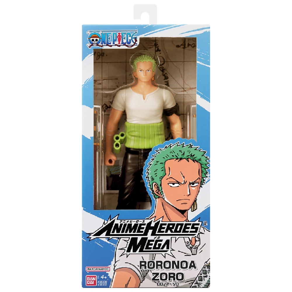 Anime Heroes - One Piece - Figurine Anime Heroes Mega 30 cm Zoro – Image 2