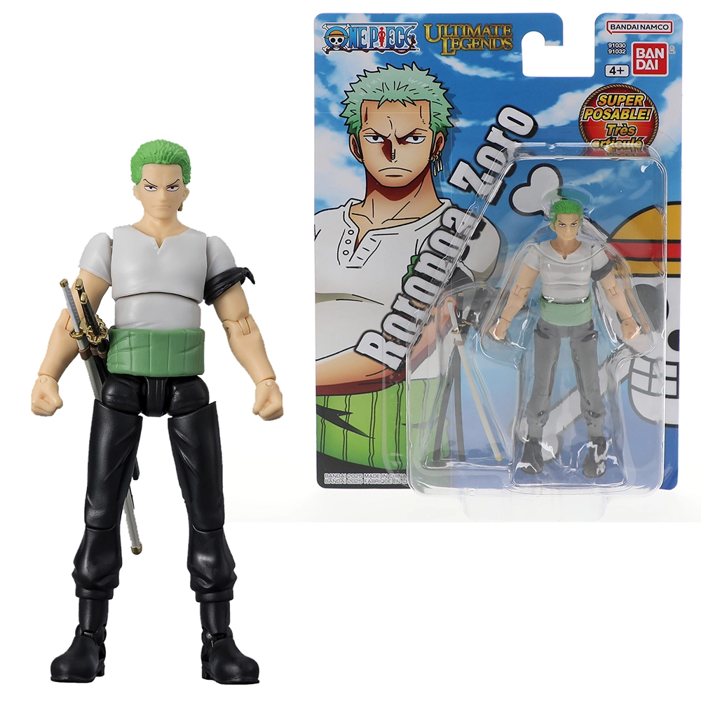 Ultimate Legends - Figurine d'action One Piece 12 cm - Roronoa Zoro