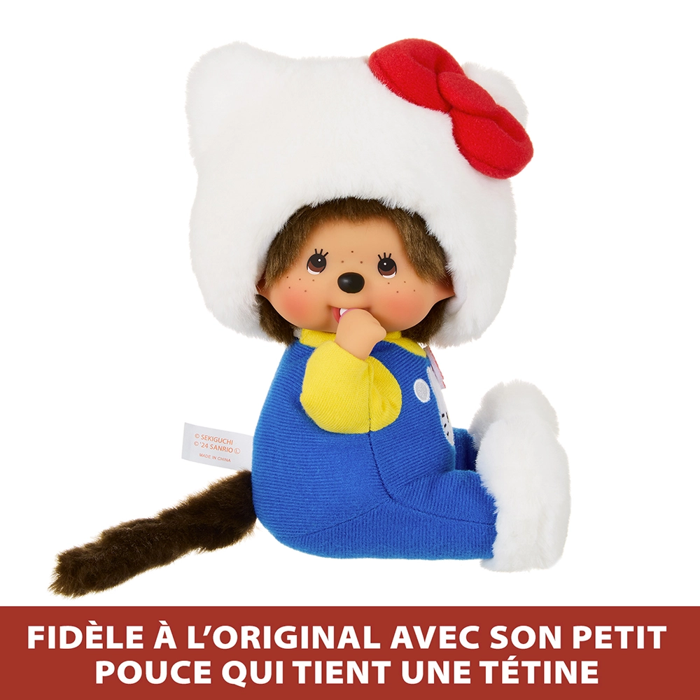 Monchhichi - Peluche Monchhichi Hello Kitty Assis – Image 4