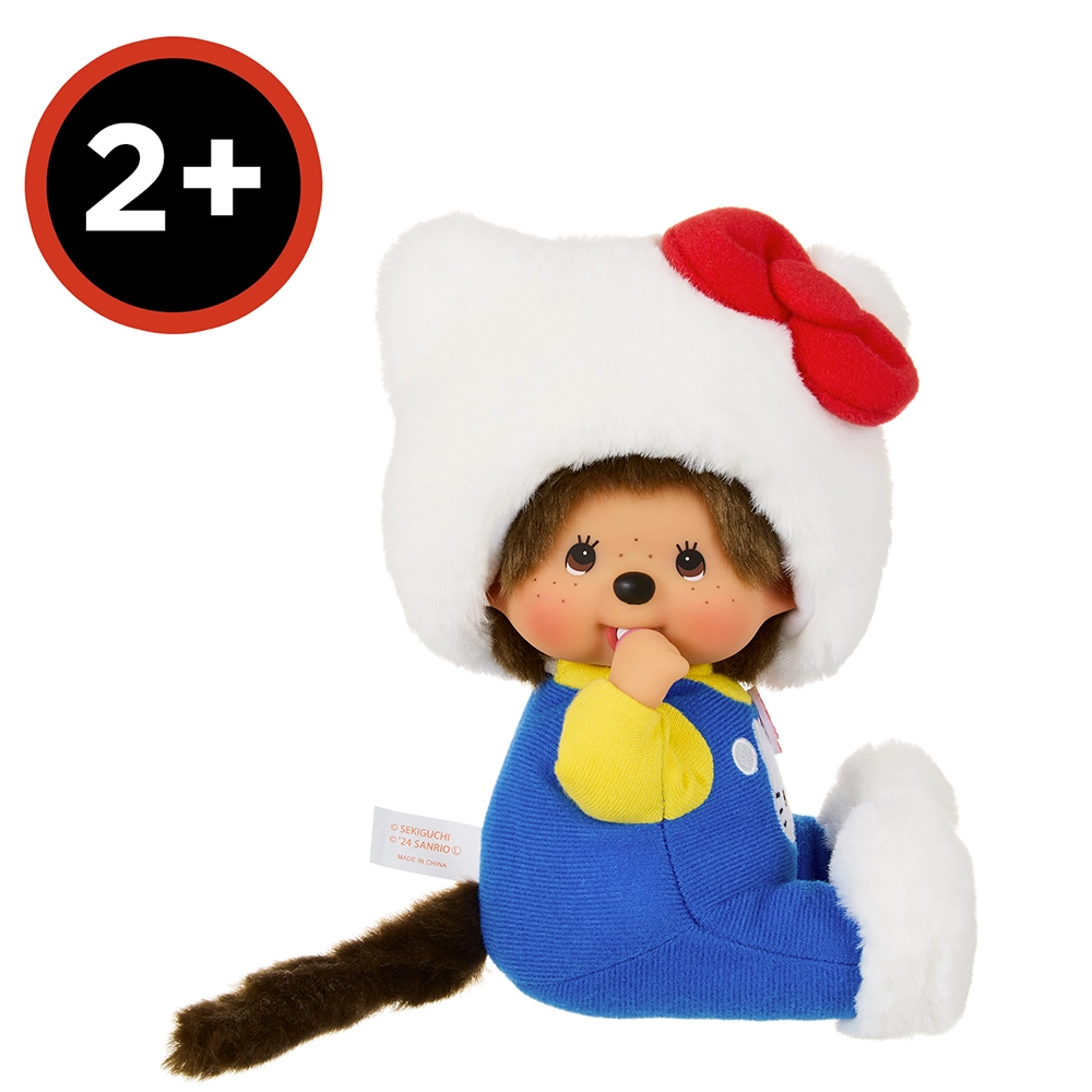 Monchhichi - Peluche Monchhichi Hello Kitty Assis – Image 6