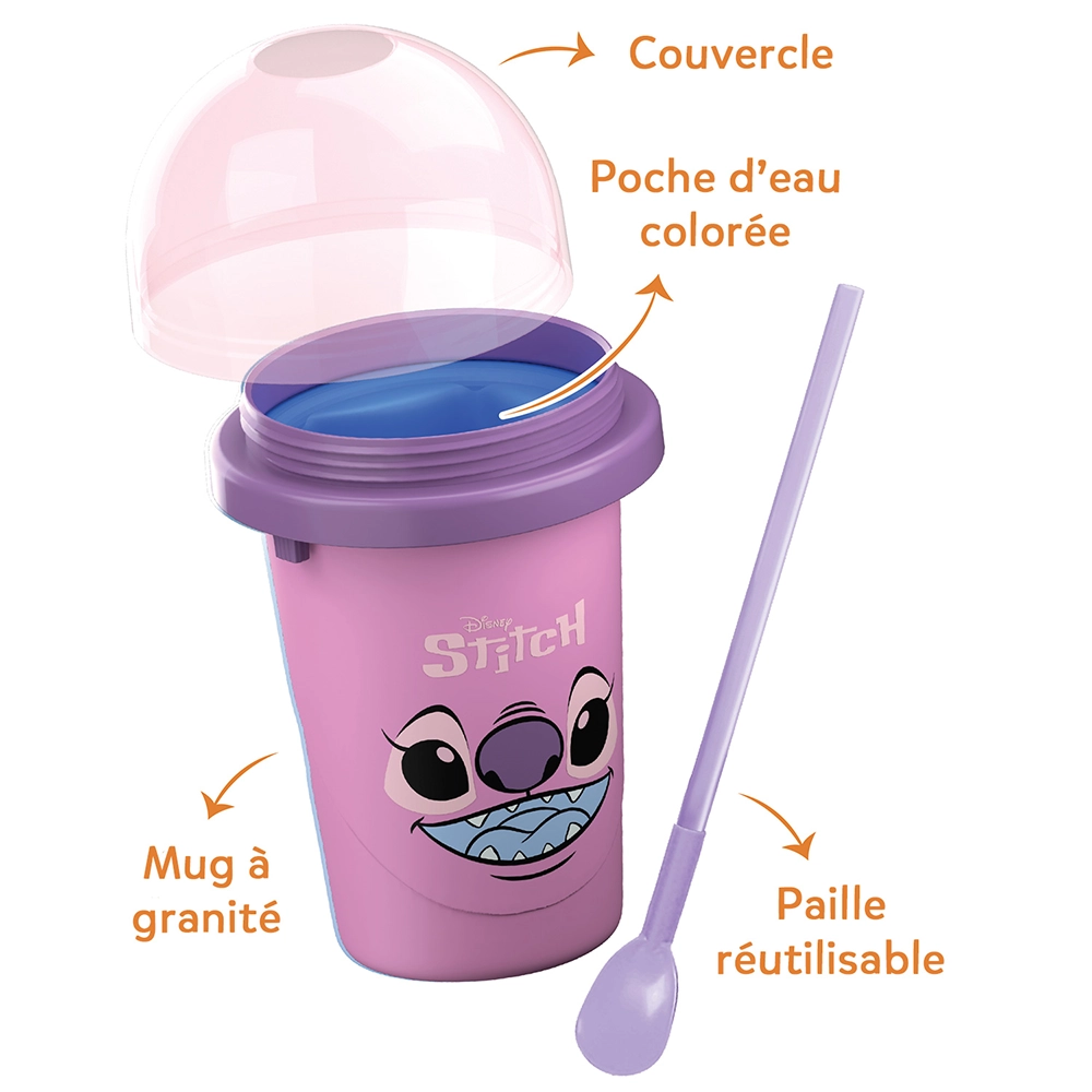 Chillfactor - Disney Stitch ou Angel - Mug à granité fourni avec paille – Image 5