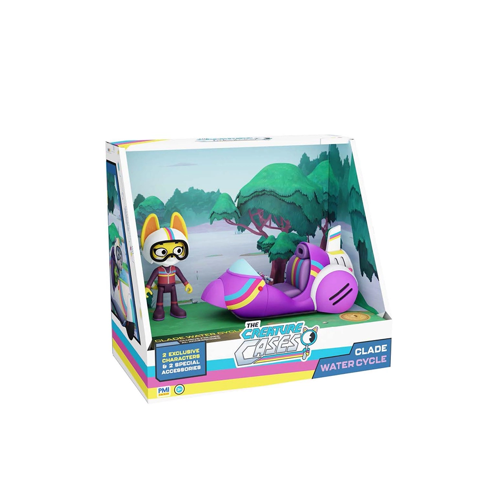 Enquêtes Sauvages - Jet Ski tout-terrain avec une figurine Kit Casey