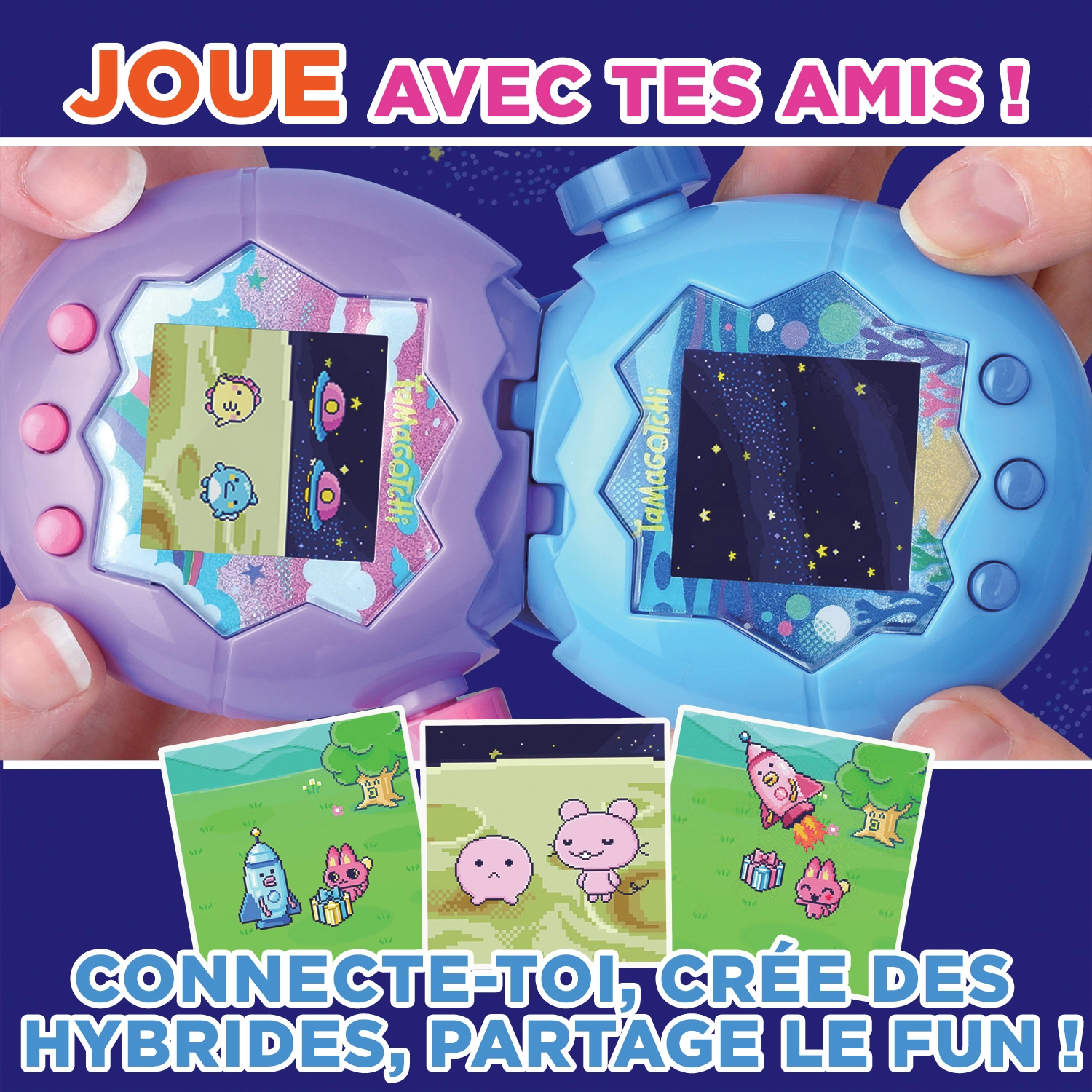 Bandai - Tamagotchi Paradise Jade Forest - Animal Virtuel à élever - Tamagotchi avec molette de zoom - Jouet Interactif en français - Modèle Forêt Vert et Rose - Jouet Enfant 6 ans et + - 43424 – Image 4
