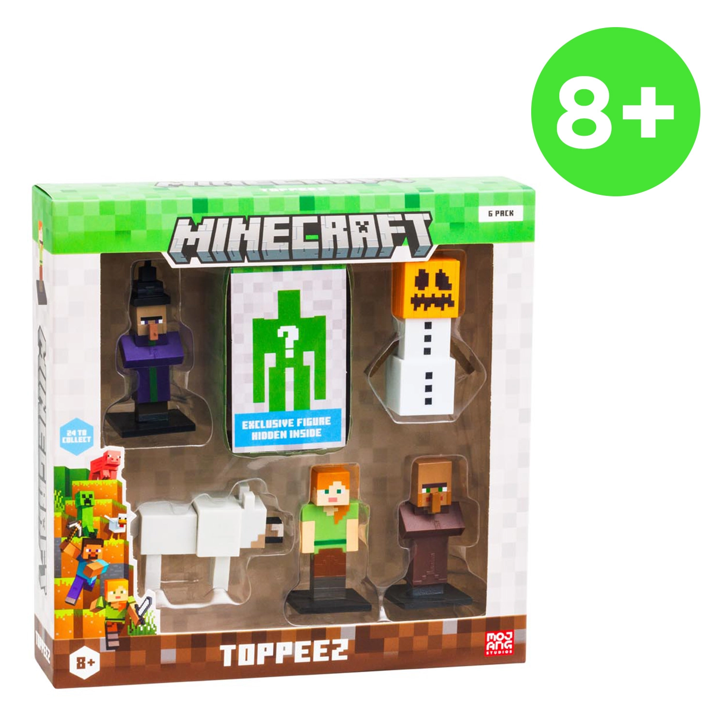 Bandai - Minecraft - Pack de 6 figurines à collectionner - Coffret 6 Petites figurines Minecraft dont 1 mystère - Collection Jeu Vidéo et Film Minecraft - Figurine 8 ans et + - PMM2060 – Image 7