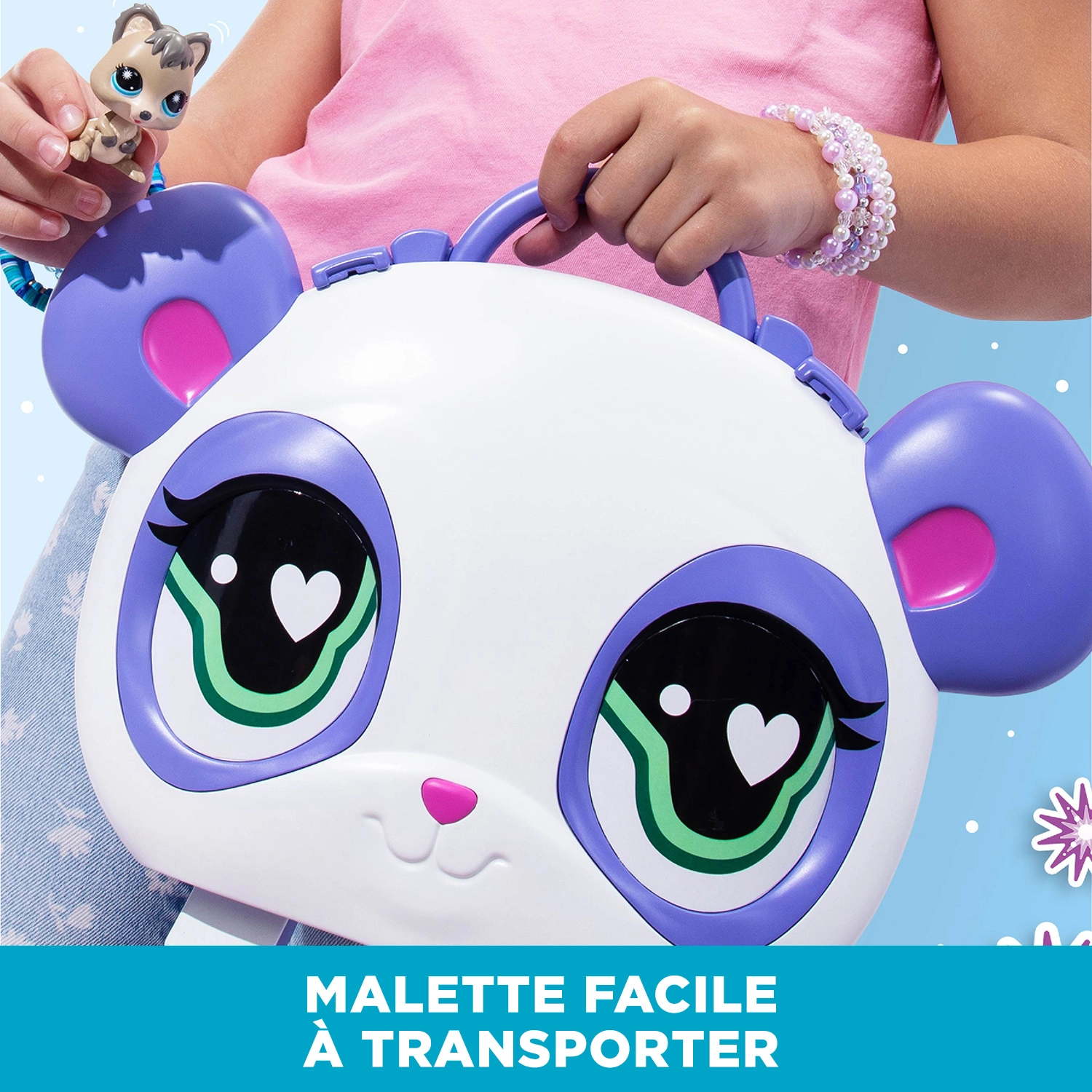 Littlest Pet Shop – Boîte de Collection et d’Exposition Display Case – 1 Petshop Rare + Boîte de Rangement + Code Roblox – Mini-figurines Animaux à Collectionner – Jouet Enfant 4 ans et + – BF00729 – Image 3