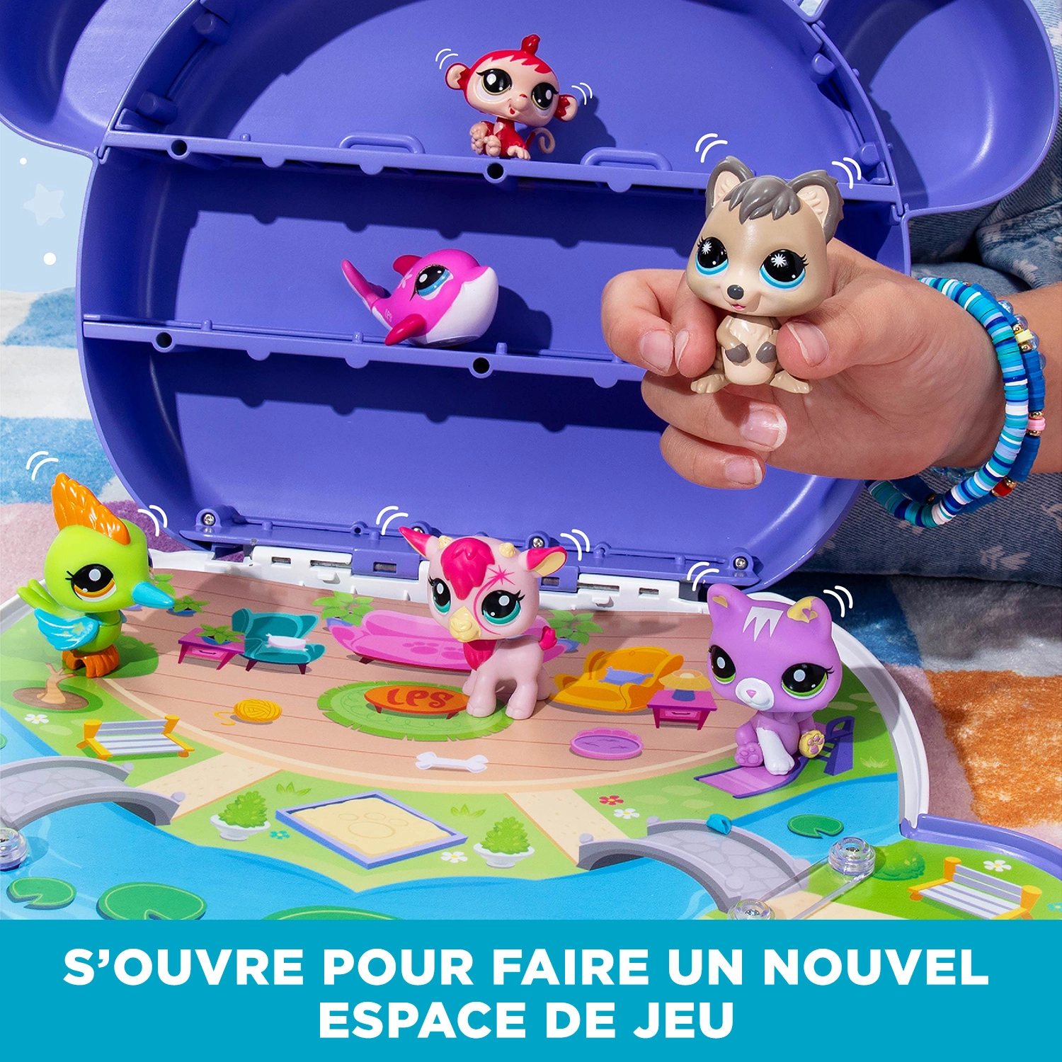 Littlest Pet Shop – Boîte de Collection et d’Exposition Display Case – 1 Petshop Rare + Boîte de Rangement + Code Roblox – Mini-figurines Animaux à Collectionner – Jouet Enfant 4 ans et + – BF00729 – Image 4