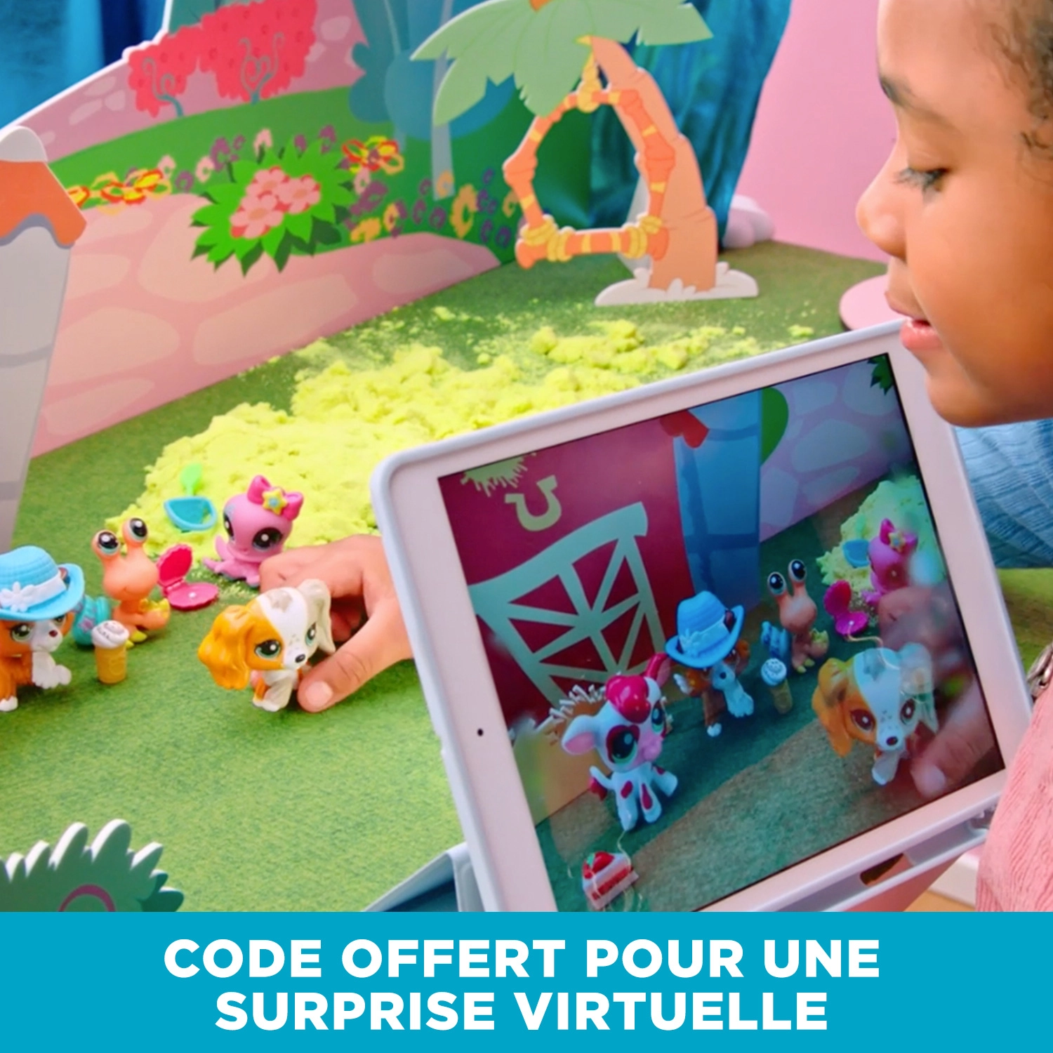 Littlest Pet Shop – Boîte de Collection et d’Exposition Display Case – 1 Petshop Rare + Boîte de Rangement + Code Roblox – Mini-figurines Animaux à Collectionner – Jouet Enfant 4 ans et + – BF00729 – Image 8