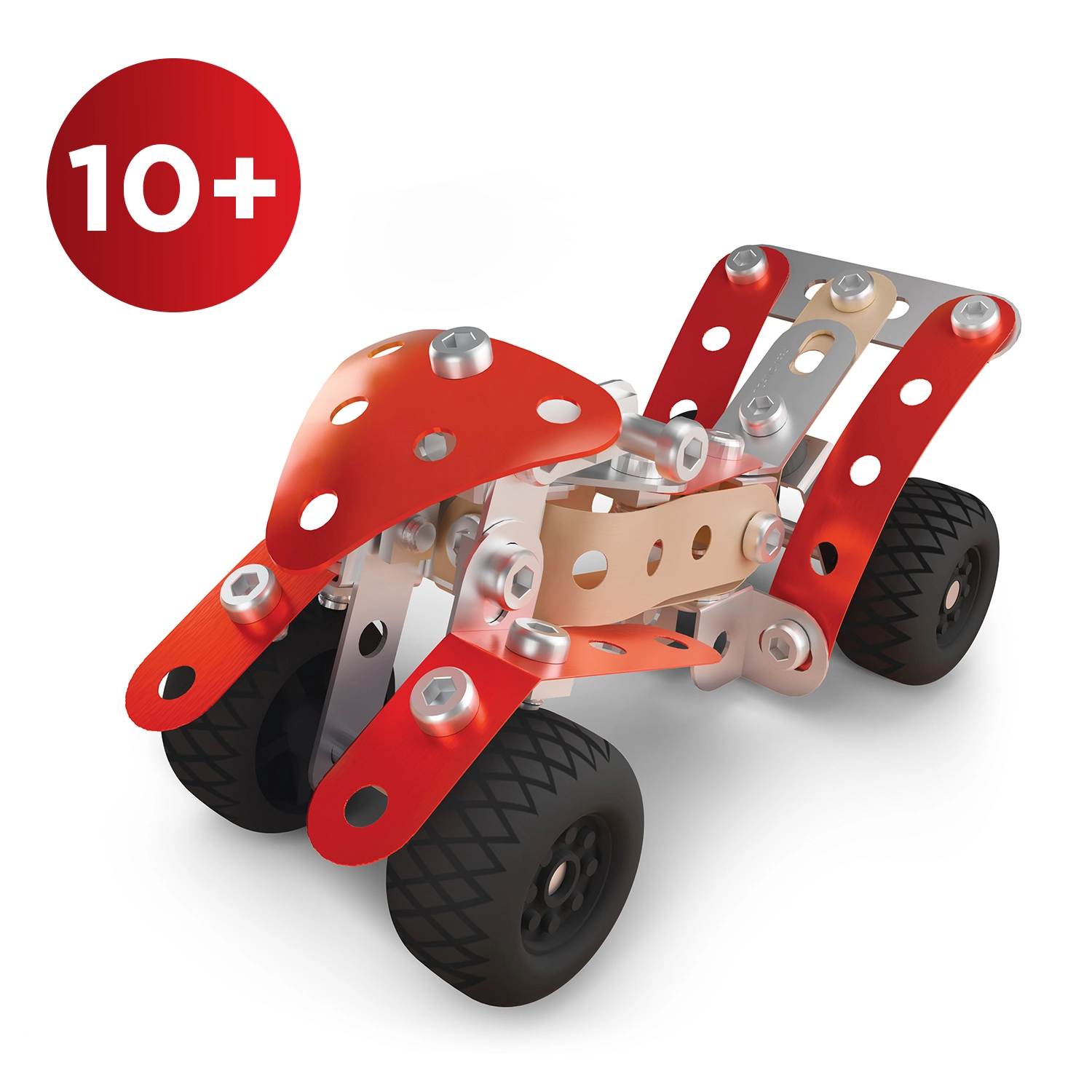 Bandai - Meccano Quad Bike - Coffret de Construction - 85 pièces, vrais outils, notice de montage - Kit Activité assemblage voiture quad - Niveau Débutant - Jouet Enfant 10 ans et + - APM11114 – Image 6