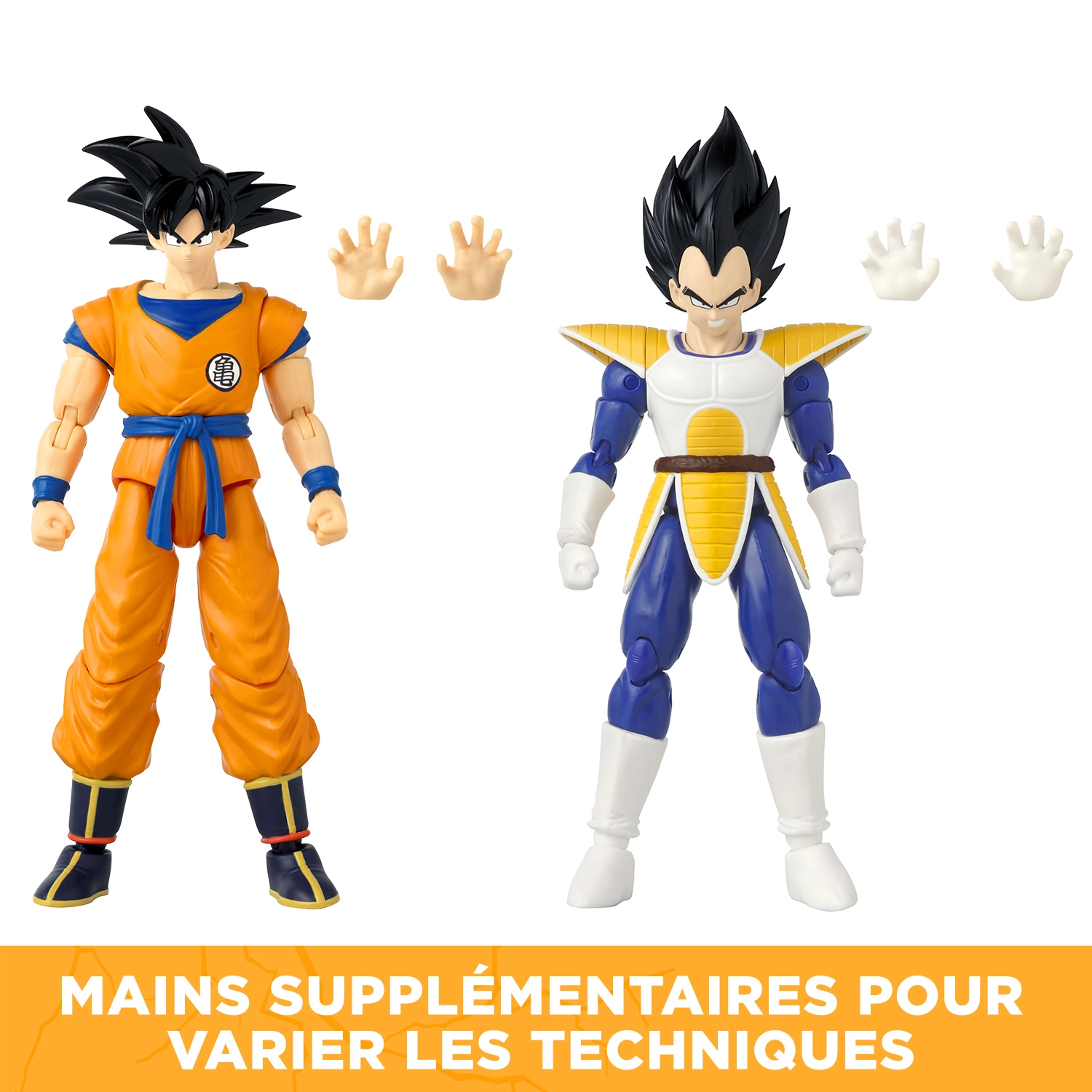 Bandai - Dragon Ball Super - Figurines Dragon Stars 17cm - Battle Pack - Goku vs Vegeta - Licence Officielle Dragon Ball - Pack de 2 figurines Collection Vegeta Goku - Jouet Enfant 4 ans et + - 37294 – Image 4