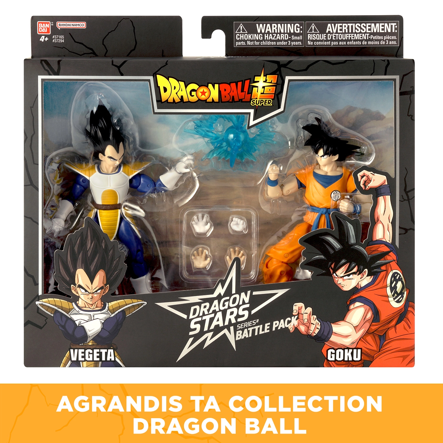 Bandai - Dragon Ball Super - Figurines Dragon Stars 17cm - Battle Pack - Goku vs Vegeta - Licence Officielle Dragon Ball - Pack de 2 figurines Collection Vegeta Goku - Jouet Enfant 4 ans et + - 37294 – Image 6